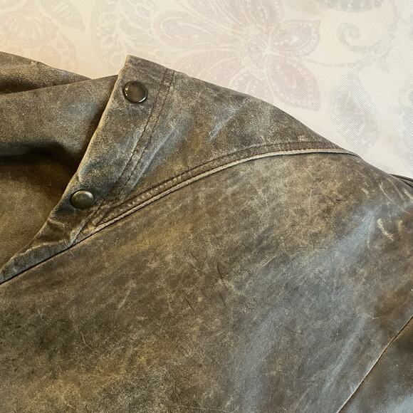 Rare “Mad Max” Themed 1980’s Leather Jacket - Made in the USA - Sm - Picture 8 of 16